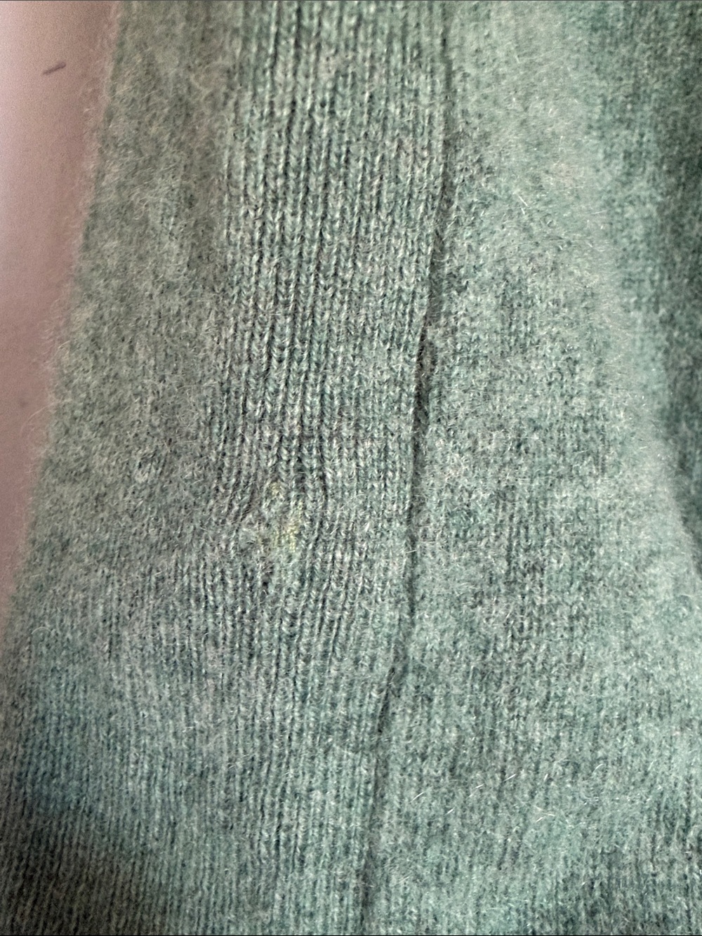Veronica Beard 100% Cashmere Sleeveless Mock Neck Sweater Tank Sage Green Small - Picture 5 of 6